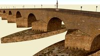 The 'Steinerne Brücke' in Regensburg Germany