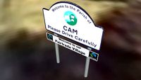 Parish sign #5, Cam