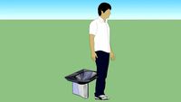 Nexo Washbasin 600 w/semi-pedestal