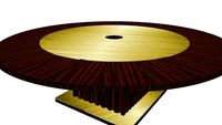 Mesa redonda de ebano 2 / Ebony Roundtable 2