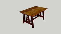 Monte Vista Trestle Modern Table