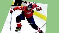 Alex Ovechkin scoring a goal