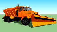 KrAZ-65053 MDKZ-30 combine road truck