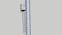 lighting tower to fixed platform