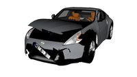 Wrecked Nissan 370Z