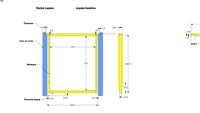 Cadre de ruche Layens / Layens beehive frame