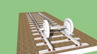 Railway wheel set