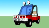 V8 golf buggy