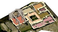SITE DE PANISSARS,PRIEURE DE SAINTE MARIE,PERTHUS , RECONSTITUTION