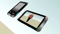 Mobiltelefon, cell phone, portable (MPG-T9605)