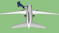 B- 777 with Jetway