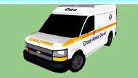 Croce Amica One srl Ambulance Chevy van (Milan, Italy)