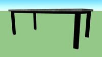HCD – 24x48 Standard Coffee Table w/1x2 Tube Steel