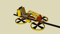 steampunk railcar