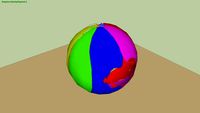 Beachball with transparent textures and sketchy physics 3.2