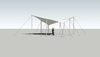 Hypar canopy
