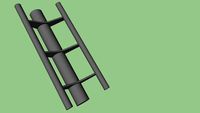Steel Rollercoaster Pre-Fab Drop Section