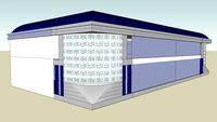 aplication of corner in roughed out diner