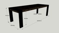 640630 Dax eettafel L