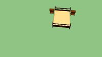 Lit et tables de nuit