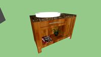Mounted Oval Khlr Lavatory on a Counter