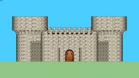 Courtyard Castle Home