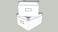 IKEA KASSETT 21x26 Box with lid white