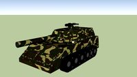 SK-17 USSF Tank with a mounted Vulcan Minigun M9A1