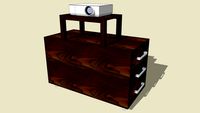 Beamer cabinet - Beamerschrank mit DVD Schubladen