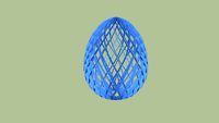 Egg Scupture in Wood