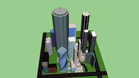 Downtown Skyscraper Plaza 2