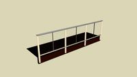 09 DesignRail Aluminum Railing System with Horizontal Cable Infill - Fascia Mount