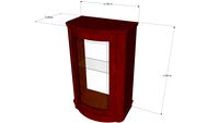 1chest of drawers, cabinet
