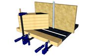 Band saw resaw fence and feather board