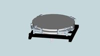 Hubble 16 floatation cell with 45 Deg edge support