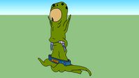 Simpsons alien 2D