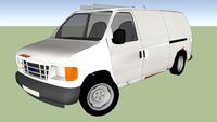 Ford econoline e350 work van