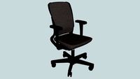 Ahrend 230 Desk chair, extra high back, plastc starfeet
