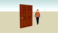 wood door
