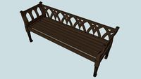 Augustine 6' Bench with Back