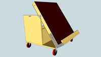 Tilt-Top Shop Cart