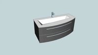 wash-basin asymmetrical