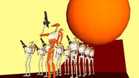Star Wars Droid Army SketchyPhysics Example
