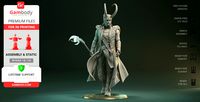 Loki 3D Printing Figurine | Assembly