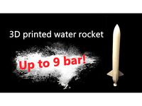 3D printed water rocket by SAIGA3D