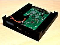 Gotek frame for external floppy drive case by shred