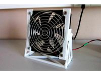 Desktop fan made of 120 mm PC Coller  by Shadow8286