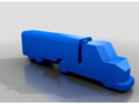 Model Semi-Truck by AlwaysEngineering