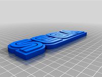Sega Logo Deco Plate by Toasterwaffel91