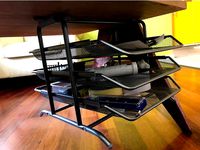 Ikea letter tray DOKUMENT underdesk mount by olgapavlova